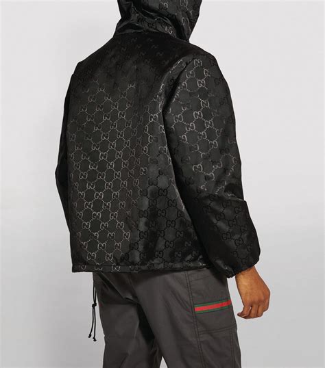 gucci hooded jacket mens|gucci jacket sale men.